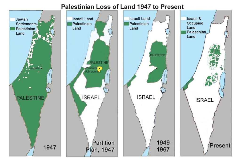 Palestinian-Israeli Conflict a conflict that resulted from the founding of Israel in 1948 and the takeover of