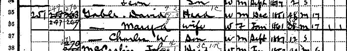 1900 Census David, Mary and Charles Gable lived at 251 Marcy Ave, in Cleveland. David was a steel worker. 1910 Census David, Mary and Charles lived at 1581 East 86 th Street, Cleveland, Ohio.