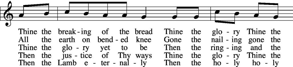 Second Distribution Hymn