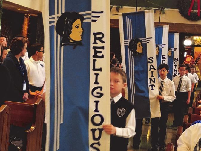 a school mass held in her name.