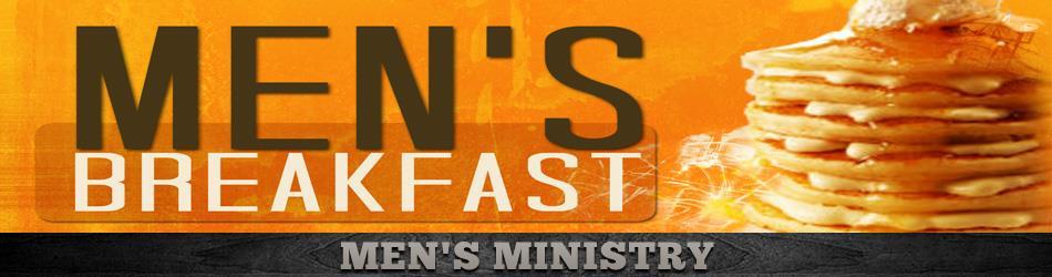 Saturday, February 9 8:30am We are hosting a Men's Ministry Breakfast on Saturday, February 9, at 8:30am. This is open to all men: fathers, sons, young, and old.