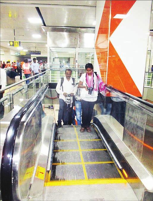 According to a CMRL spokesperson, passengers may find it easy to access the stations from nearby neighbourhoods in the coming months, as CMRL officials are in talks with MTC and cab Sai bhajan