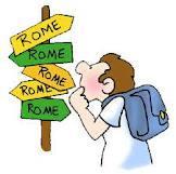 The Center of the Catholic Church is in Rome, Italy Find Rome on this map and