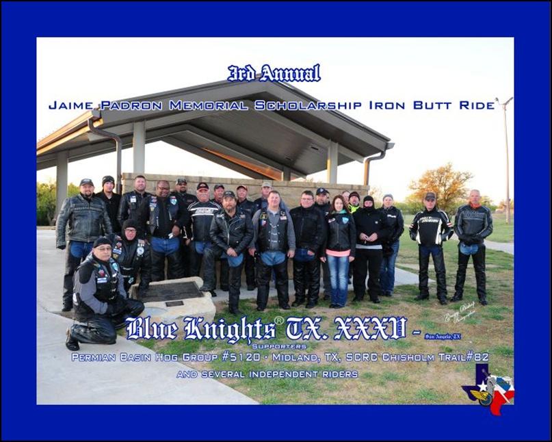 00. We were also able to volunteer our time providing security. The event raised a little over $100,000.00. Well it s official, the 3rd Annual Jaime Padron Memorial Ironbutt Run has concluded.