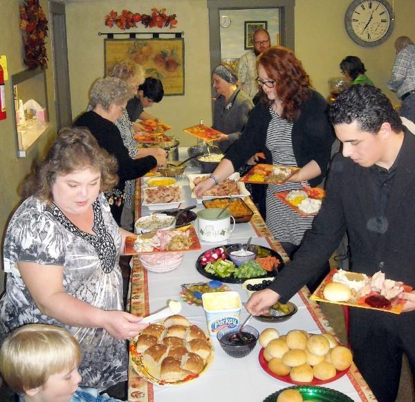 free Thanksgiving meal on Thursday.