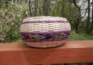 February Weave Double Wall Bowl Basket Saturday, February 11, 2017 10 AM-4PM Gravel Hill United Methodist Church, Palmyra, PA This double wall basket, built on a double slotted base, is made with a