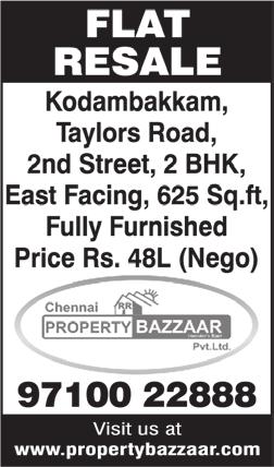 NAGAR, off Habibullah Road, 3 bedrooms flat, hall, kitchen, 2 attached baths, 1350 sq.ft, 2 nd floor, no lift and car shed. Surrended by 6 schools.