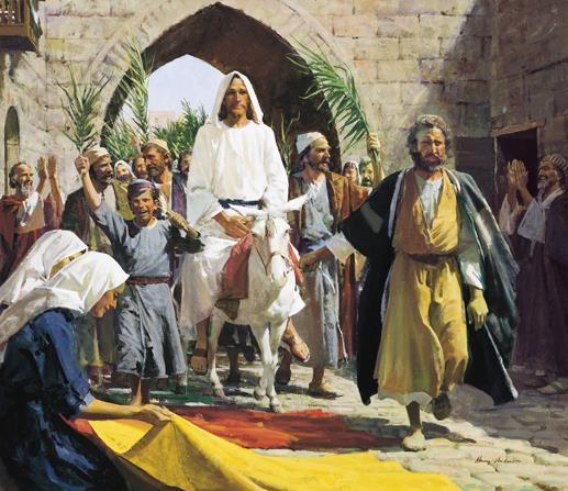 Triumphal Entry This took place to fulfill what was spoken through the prophet: Say to the daughter of Zion, Behold