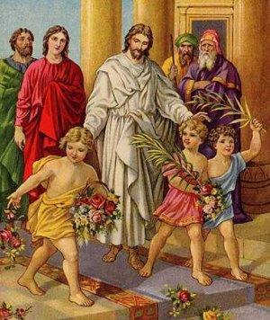 Children Praise Jesus But when the chief priests and the scribes saw the wonderful things that He had done, and the children who were shouting in the temple, Hosanna to the Son of David, they became