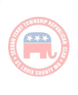 The Tesson Times A Publication of the Tesson Ferry Township Republican Club Volume 20 #01 January 2015 January Meeting Date: Thursday, January 8 th, 2015 Time: 7:00 pm Place: Abiding Savior Lutheran