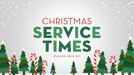 P a g e 7 Christmas Eve Services We will have our regular service at 10 am on Sunday, December 23, and then on Christmas Eve, Monday, December 24, we ll have a 4:30 pm family oriented
