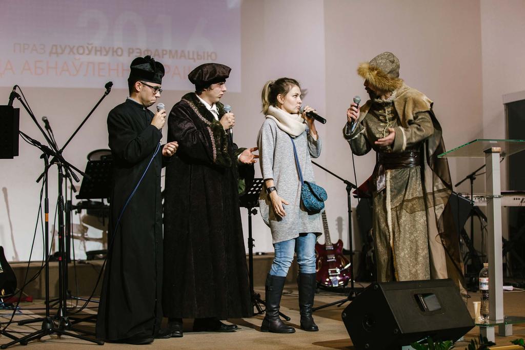 Lviv Christian Theater specially prepared the play Luther for the Forum, and premiered it at this event.