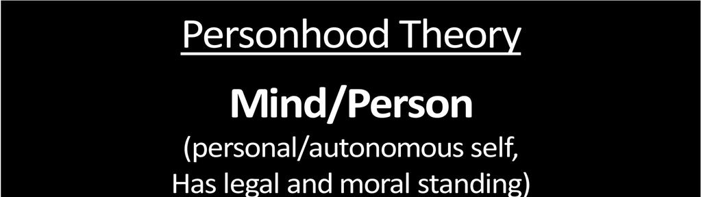 Personhood Theory this is an outworking of the fact value split.