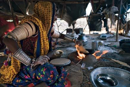Making Chapatis, Dasada Village