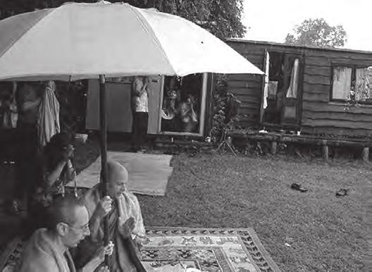 from Hartridge Upottery, Devon, UK The Sangha The resident Sangha at Hartridge of Ajahn Jutindharo and Suvaco Bhikkhu were joined by Sumitta on 5 August, when Nathalie LeCourt took the Eight Precepts