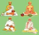 These scriptures are as follows: Twenty Five Attributes of Upädhyäys 11 canonical texts (Angas) compiled by Ganadhar, who were the immediate disciples of Tirthankar 12 canonical texts (Upängas)