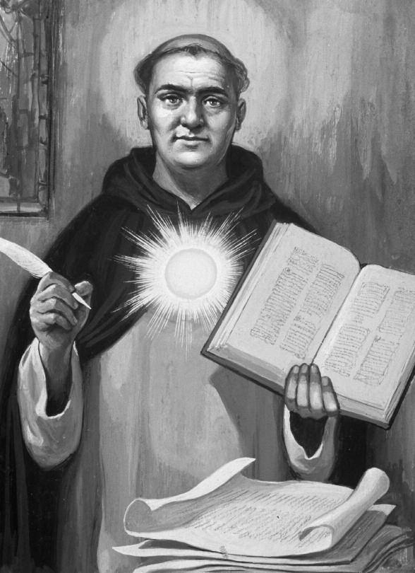 ST. THOMAS AQUINAS THE ANGELIC DOCTOR St. Thomas Aquinas is the logical man to represent this period because of his vast influence on those who have come after him.