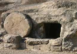 Easter Story for Kids 7 God's Not Dead! After Jesus died on the Cross he was buried in a special place called a tomb. It looks like this.