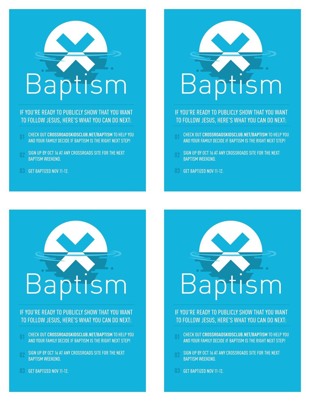 Baptism handout Include basic