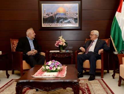 12 On December 24, 2018, Mahmoud Abbas met in his office in Ramallah with Dr. Hana Nasser, the chairman of the Palestinian central elections committee.