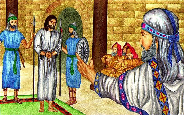 Jesus before Herod. Luke 23:8,9. When Herod saw Jesus, he was greatly pleased, because for a long time he had been wanting to see him.