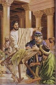 Third Sunday of Lent, March 4, 2018 Exodus 20: 1-17; Psalm 19: 8, 9, 10, 11; 1Corinthians 1: 22-25; John 2:13-25 Jesus Purifies the Temple Since the Passover of the Jews was near, Jesus went up to