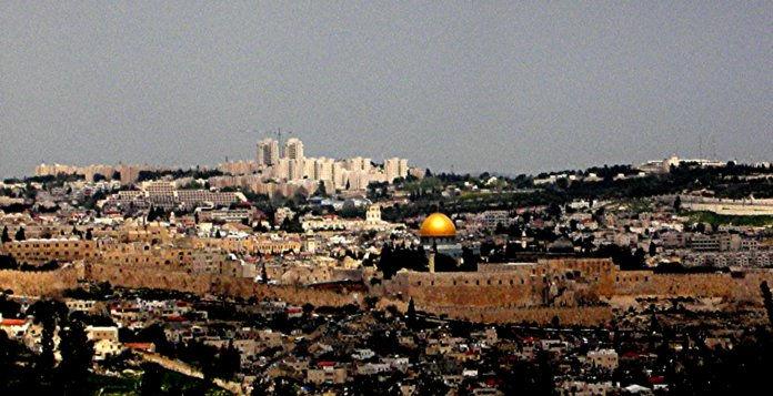 A better view of the Dome of the Rock and Jerusalem's Walls is shown on