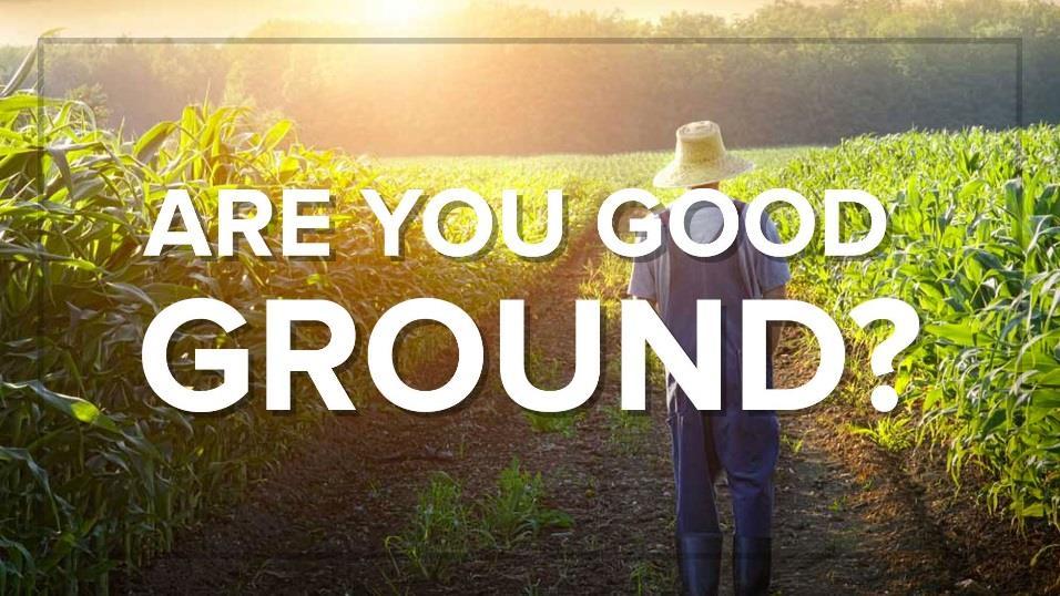 Good Ground Needed Introduction: Learning to guard ones heart is essential to spiritual soundness and growth.