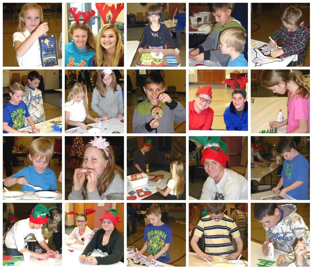 ADVENT WORKSHOP: We had a fun time making Christmas decorations!