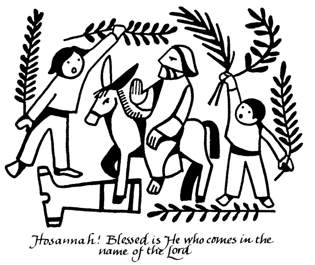 PALM SUNDAY April 14, 2019 10:00 a.m. Welcome to St. Barnabas, we are delighted that you re here.
