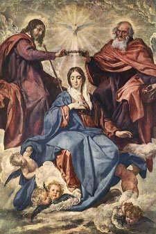 As she had nourished the infant Jesus, so she nourishes spiritually the infant Church. 5. Mary dies, not of bodily infirmity, but is wholly overcome in a rapture of divine love. 6.