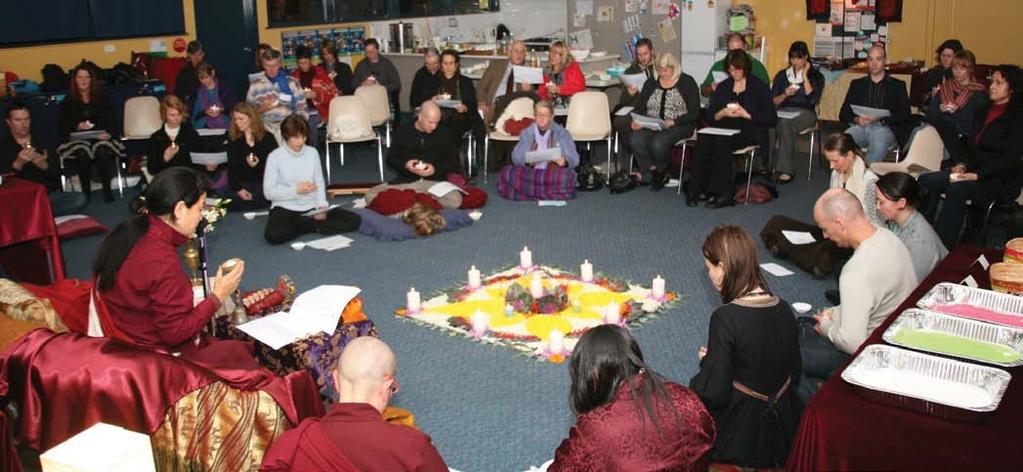 Compassion and Warmth in Melbourne Khandro-la visited Melbourne in April 2011 and kindly transmitted teachings to us on the Meditation Practices of her family s yogic lineage.