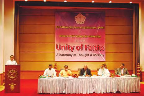 Scholars of various faiths gave illuminating talks on the topic Miracle of Prayer in the programme held at Sri Sathya Sai International Centre, New Delhi on 28th February 2009.