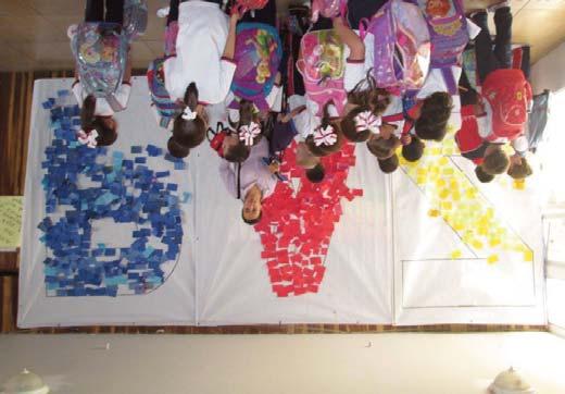 The mural for peace made by the students from Miguel de Bolonia College The closing ceremony in Miguel de Bolonia College RELAL In Mexico, a project of conviviality echoes as far as a local