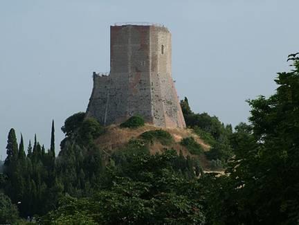 Rocca d Orcia A little further south there is a tiny medieval village or borgo called Rocca d Orcia, and above it a massive Rocca a formidable and vertiginous medieval fortress built on top of a high