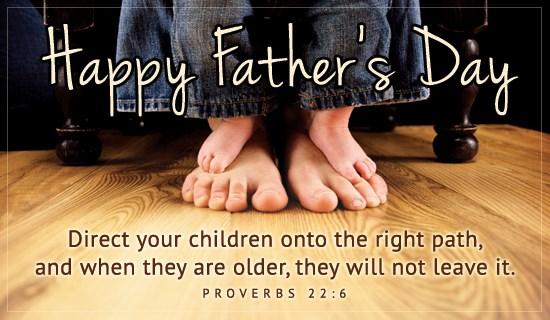 ~William Wordsworth The father of a righteous man has great joy; he who has a wise son delights in him. ~Proverbs 23:24 It is not flesh and blood but the heart which makes us fathers and sons.