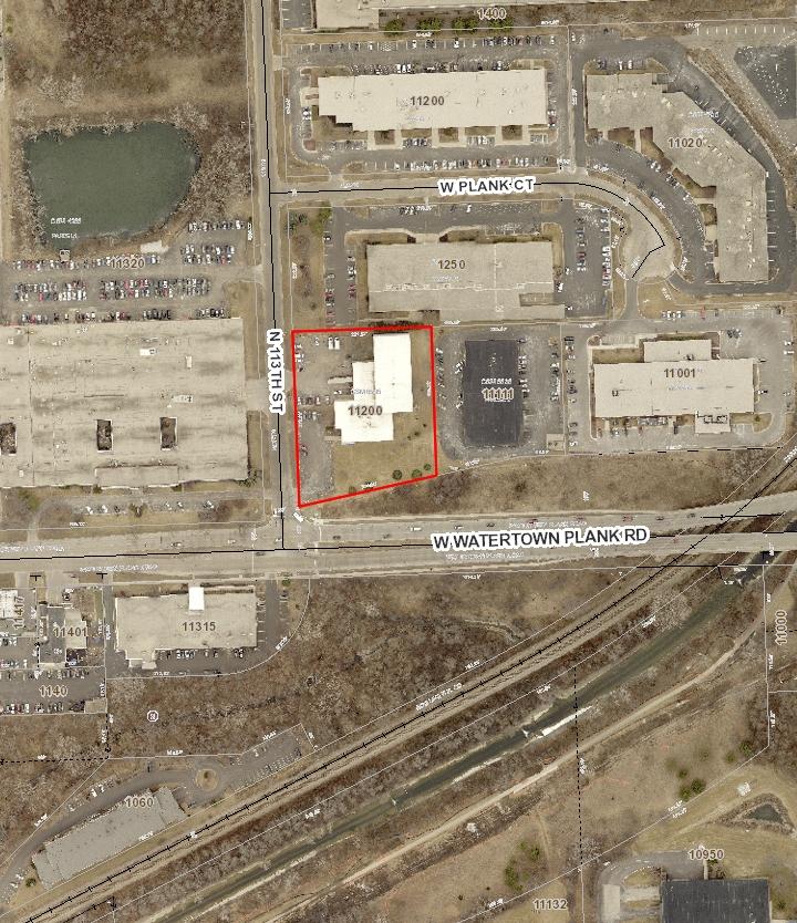 1.a Attachment: 11200 WTP LOC MAP (11200 Watertown Plank Road - CUP - warehousing) 11200 Watertown Plank Road DISCLAIMER: The City of Wauwatosa does not guarantee the accuracy of the material