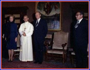 President Johnson wanted to see him, but the pontiff was a chief of a state not officially recognized by the U.S.