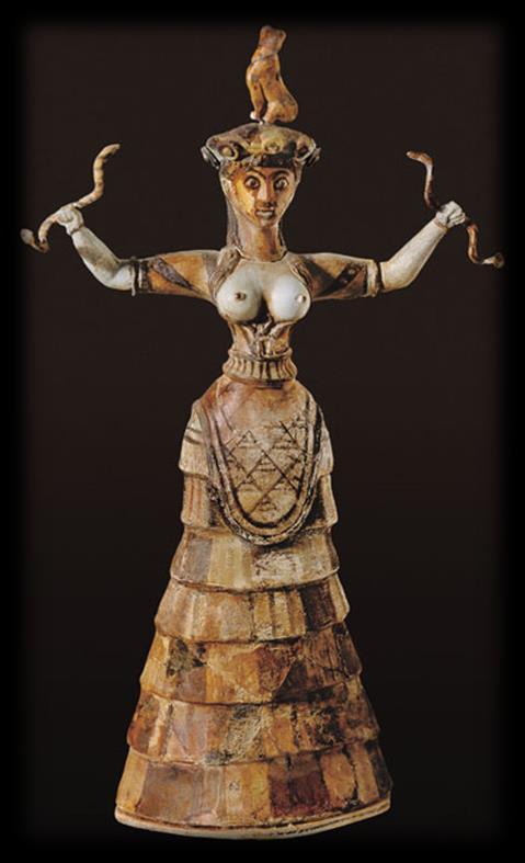 The Goddess in Minoan Civilization The Goddess in Minoan Civilization has a prime role as a Mother and a source of inspiration.