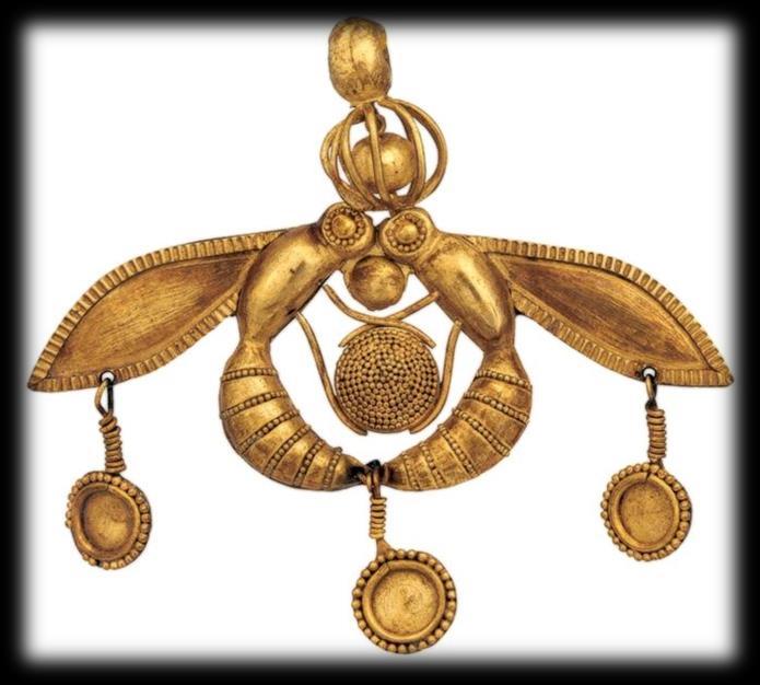 The Goddess as Melissa (Bee) A great symbol of the Goddess of Minoan civilization that still exists today is Melissa (Bee). This little golden power animal that unites with its entire community.