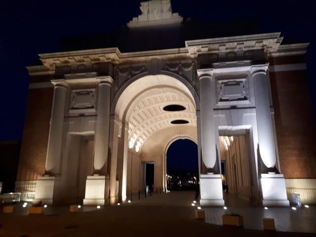 We Will Remember Them On Friday 31st August 2018 the Hird Family visited the Menin Gate at Ypres, Belgium.