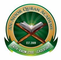 Quarterly Newsletter By: Sister Gulsangay Rashidi Assalamu Alaikum An-Noor Parents, We welcome back our students to An- Noor Quran Academy and look forward to a successful 2018-19 school year!