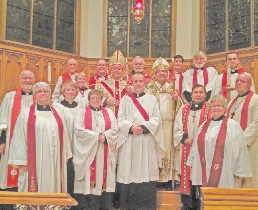 10 The Saskatchewan Anglican December 2014 Three new priests in Diocese of Qu Appelle By Joanne Shurvin-Martin REGINA Three new priests were ordained on the Feast of St. Luke (Oct. 18) at St.