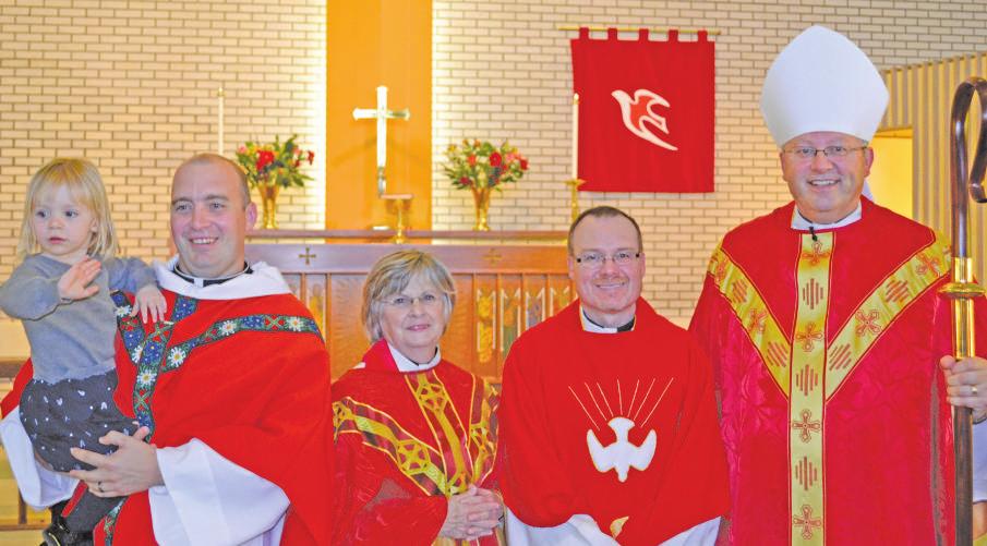 Bishop Rob Hardwick presided. As a teenager, Rev. Wendell Brock attended St. Stephen s Anglican Church in Saskatoon and was involved in the youth group.