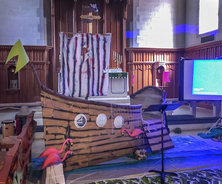 The theme this year was Shipwrecked: Rescued by Jesus.