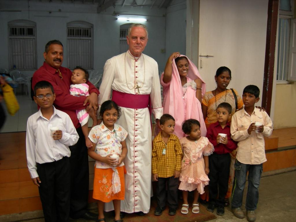 Visits India After More Than 20 Years Thanks to the kindness of the correspondent of St. Anthony s school, an entire floor of the school was prepared for the Mass of the Bishop.