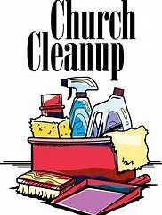 Following the tenting of church, we will need to schedule a BIG Church Cleaning.