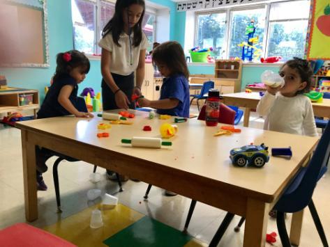 Not only did they get to meet their new friends and their new Morahs, but they also got acquainted with their room and their routine.