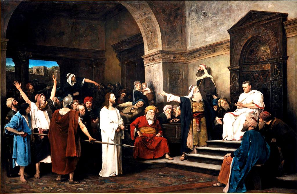 SAINT PETER S CATHOLIC CHURCH November 22, 2015 Christ Before Pilate Source: https://en.wikipedia.org/ wiki/file:munkacsy_- _christ_before_pilate.