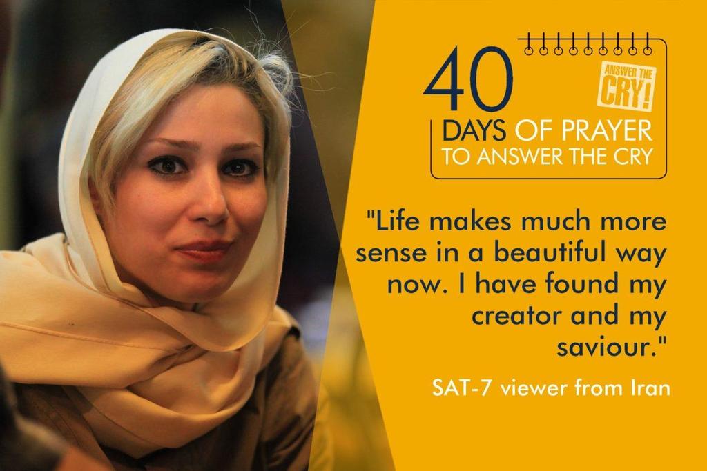 DAY 7 REFLECT: Today is International Women s Day. This week s viewer reflection comes from an Iranian woman who s life has been transformed by God.